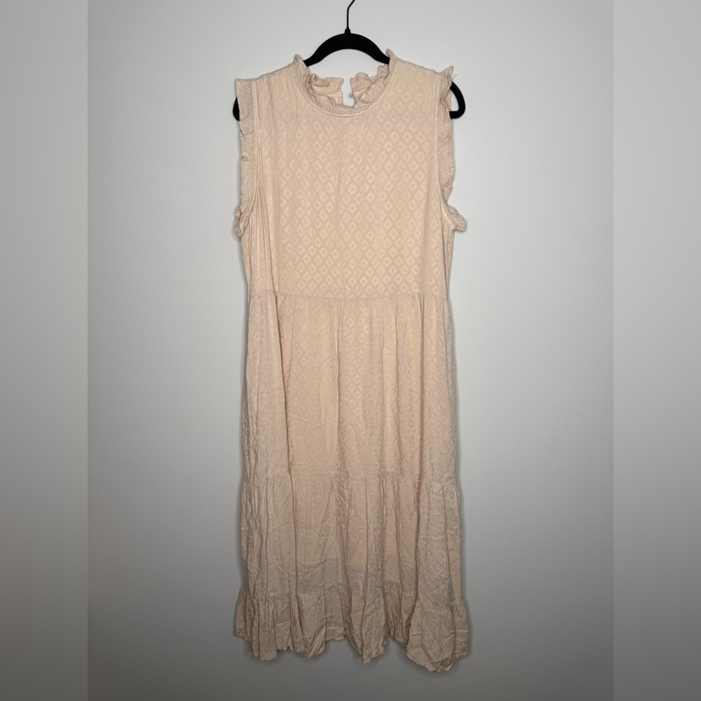 Elegant Pink Sleeveless Dress